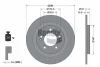 BDS1525 BENDIX Braking Тормозной диск