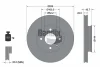 BDS1595 BENDIX Braking Тормозной диск