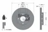 BDS1671 BENDIX Braking Тормозной диск