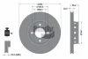 BDS1749 BENDIX Braking Тормозной диск