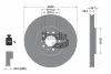 BDS1857 BENDIX Braking Тормозной диск