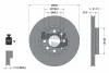 BDS1957 BENDIX Braking Тормозной диск