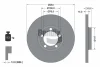 BDS2141 BENDIX Braking Тормозной диск