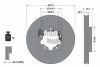 BDS2214 BENDIX Braking Тормозной диск