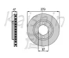 CBR033 KAISHIN Тормозной диск