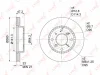Превью - BN-1041 LYNXAUTO Тормозной диск (фото 3)