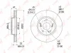 Превью - BN-1045 LYNXAUTO Тормозной диск (фото 3)