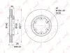 Превью - BN-1107 LYNXAUTO Тормозной диск (фото 2)