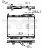 710-0059 TYC Радиатор, охлаждение двигателя