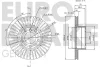 Превью - 5815201536 EUROBRAKE Тормозной диск (фото 3)