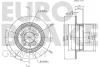 Превью - 5815201537 EUROBRAKE Тормозной диск (фото 3)