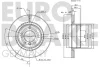 Превью - 5815201558 EUROBRAKE Тормозной диск (фото 3)