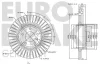Превью - 5815201562 EUROBRAKE Тормозной диск (фото 3)