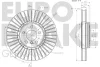 Превью - 5815201589 EUROBRAKE Тормозной диск (фото 3)
