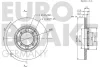 Превью - 5815201811 EUROBRAKE Тормозной диск (фото 2)