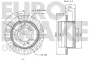Превью - 5815202266 EUROBRAKE Тормозной диск (фото 3)