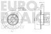 Превью - 5815202314 EUROBRAKE Тормозной диск (фото 3)