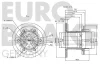Превью - 5815202326 EUROBRAKE Тормозной диск (фото 3)