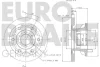 Превью - 5815202338 EUROBRAKE Тормозной диск (фото 3)