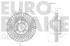 Превью - 5815202361 EUROBRAKE Тормозной диск (фото 3)
