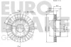 Превью - 5815202530 EUROBRAKE Тормозной диск (фото 3)