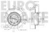 Превью - 5815202631 EUROBRAKE Тормозной диск (фото 3)