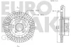 Превью - 5815203048 EUROBRAKE Тормозной диск (фото 3)