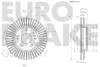 Превью - 5815203060 EUROBRAKE Тормозной диск (фото 3)
