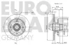 Превью - 5815203206 EUROBRAKE Тормозной диск (фото 2)