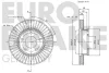 Превью - 5815203243 EUROBRAKE Тормозной диск (фото 3)