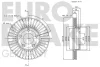 Превью - 5815203251 EUROBRAKE Тормозной диск (фото 3)