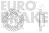 Превью - 58152033100 EUROBRAKE Тормозной диск (фото 3)