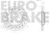 Превью - 58152033117 EUROBRAKE Тормозной диск (фото 3)