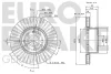 Превью - 5815203350 EUROBRAKE Тормозной диск (фото 3)
