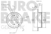Превью - 5815203414 EUROBRAKE Тормозной диск (фото 3)