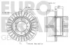 Превью - 5815203427 EUROBRAKE Тормозной диск (фото 3)