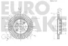 Превью - 5815203501 EUROBRAKE Тормозной диск (фото 3)