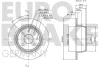Превью - 5815203618 EUROBRAKE Тормозной диск (фото 3)
