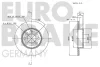 Превью - 5815203641 EUROBRAKE Тормозной диск (фото 3)