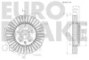 Превью - 5815203667 EUROBRAKE Тормозной диск (фото 3)