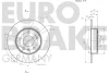 Превью - 5815203674 EUROBRAKE Тормозной диск (фото 3)