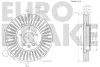 Превью - 5815203675 EUROBRAKE Тормозной диск (фото 3)