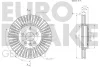 Превью - 5815203677 EUROBRAKE Тормозной диск (фото 3)