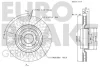 Превью - 5815203942 EUROBRAKE Тормозной диск (фото 3)