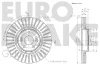 Превью - 5815203961 EUROBRAKE Тормозной диск (фото 3)