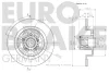 Превью - 5815203986 EUROBRAKE Тормозной диск (фото 3)