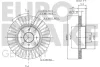 Превью - 5815204010 EUROBRAKE Тормозной диск (фото 2)
