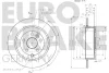 Превью - 5815204031 EUROBRAKE Тормозной диск (фото 3)