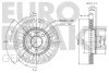 Превью - 5815204108 EUROBRAKE Тормозной диск (фото 3)