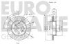 Превью - 5815204566 EUROBRAKE Тормозной диск (фото 3)